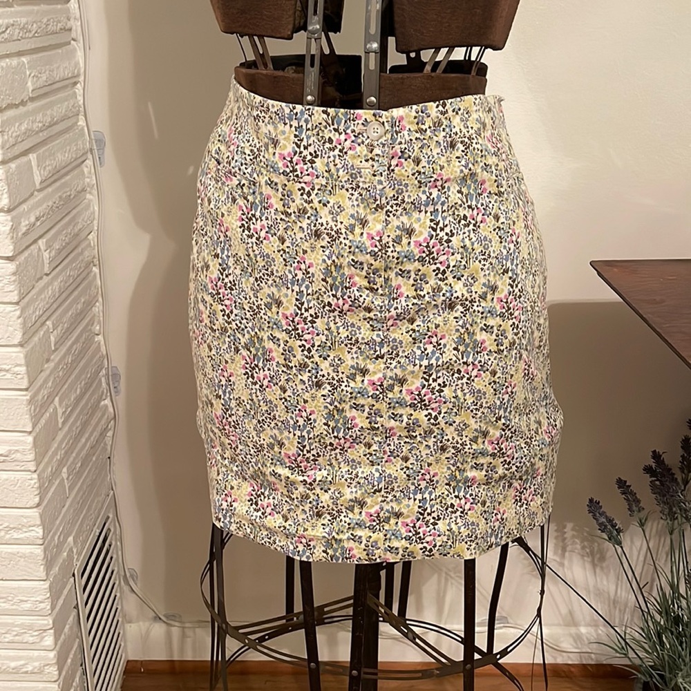 J. Jill Live-in Chino Skirt 14 Petite